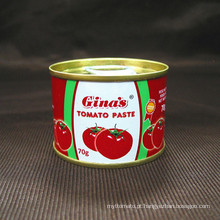 custo barato Produto Novo Orient 28-30% brix 70g 210g 400g 800g 2200g lata Produto de tomate lata comida enlatada molho de pasta de tomate